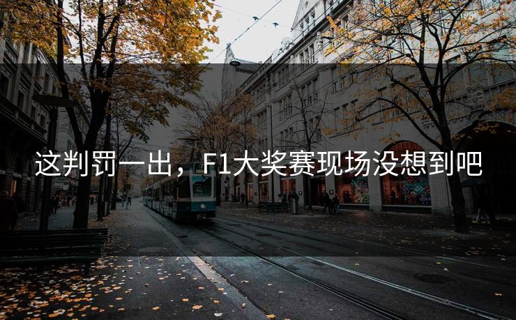 这判罚一出，F1大奖赛现场没想到吧