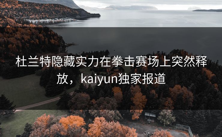 杜兰特隐藏实力在拳击赛场上突然释放，kaiyun独家报道